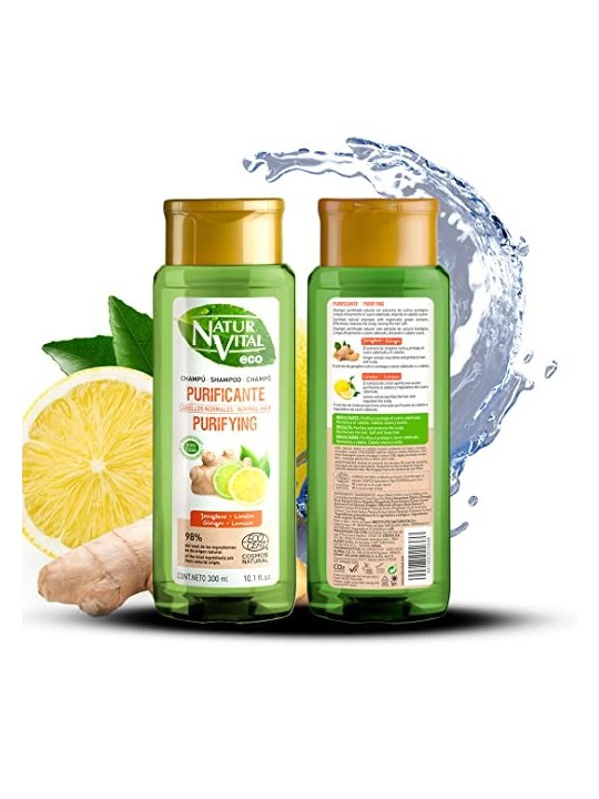 Shampoo Natur Vital ECO PURIFICANTE zenzero limone 300ml