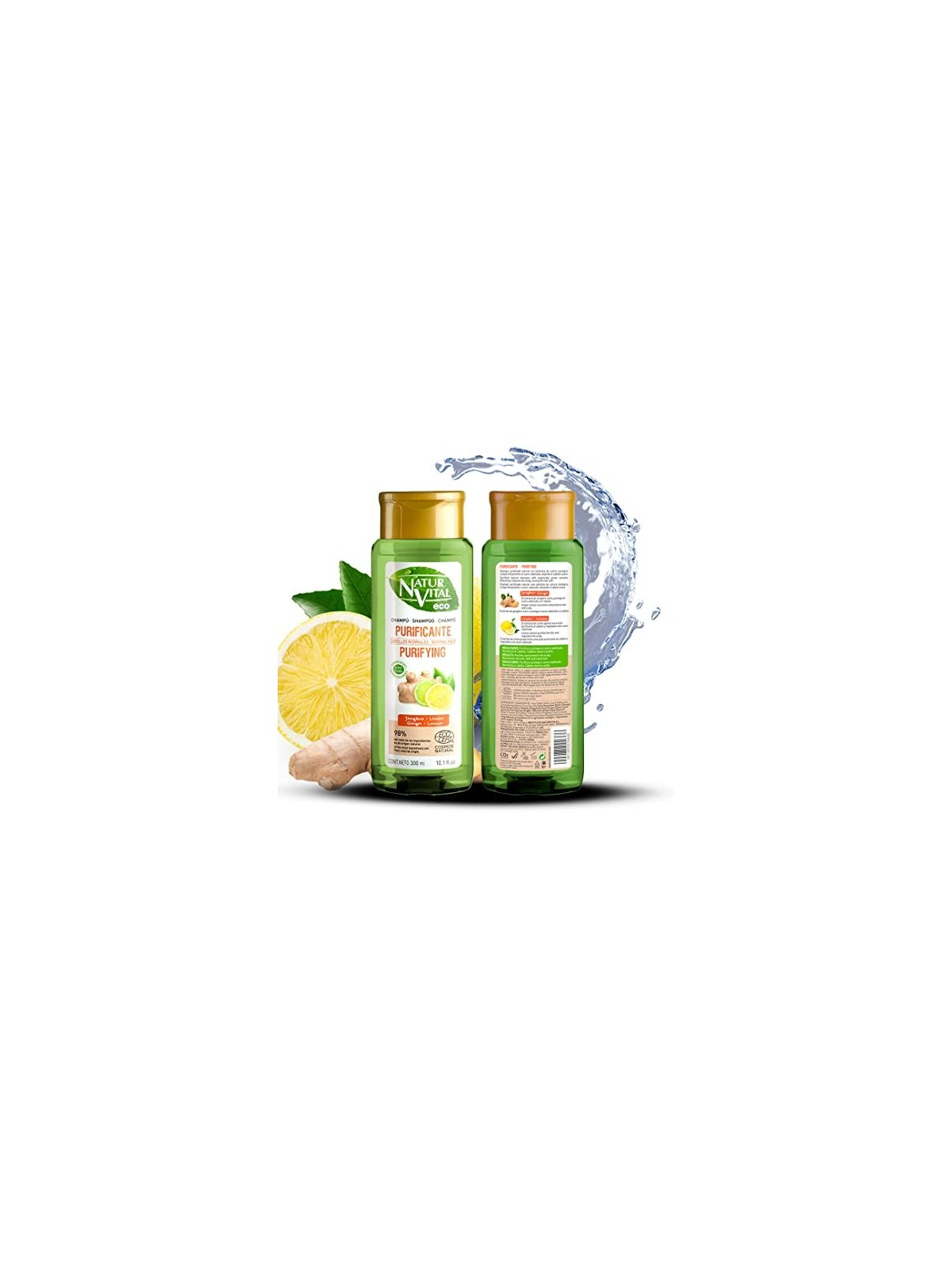 Shampoo Natur Vital ECO PURIFICANTE zenzero limone 300ml