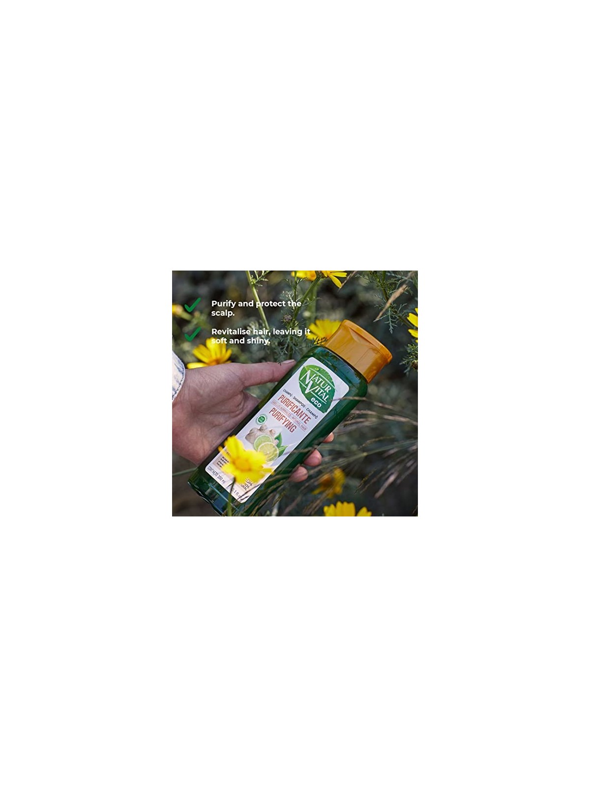 Shampoo Natur Vital ECO PURIFICANTE zenzero limone 300ml