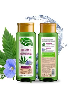 Shampoo Natur Vital ECO IDRATANTE canapa e lino 300ml