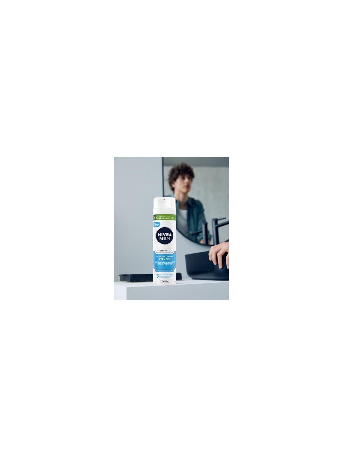 NIVEA Men Gel da barba rinfrescante Sensitive 200ml