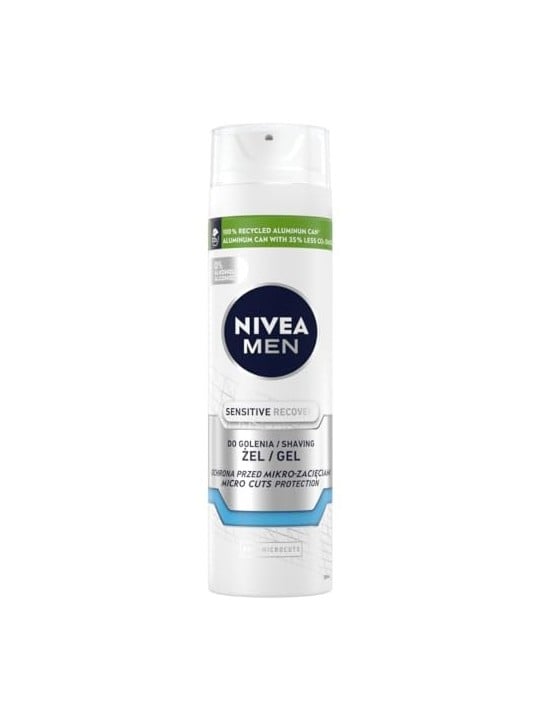 NIVEA Men Sensitive Recovery gel da barba rigenerante 200ml