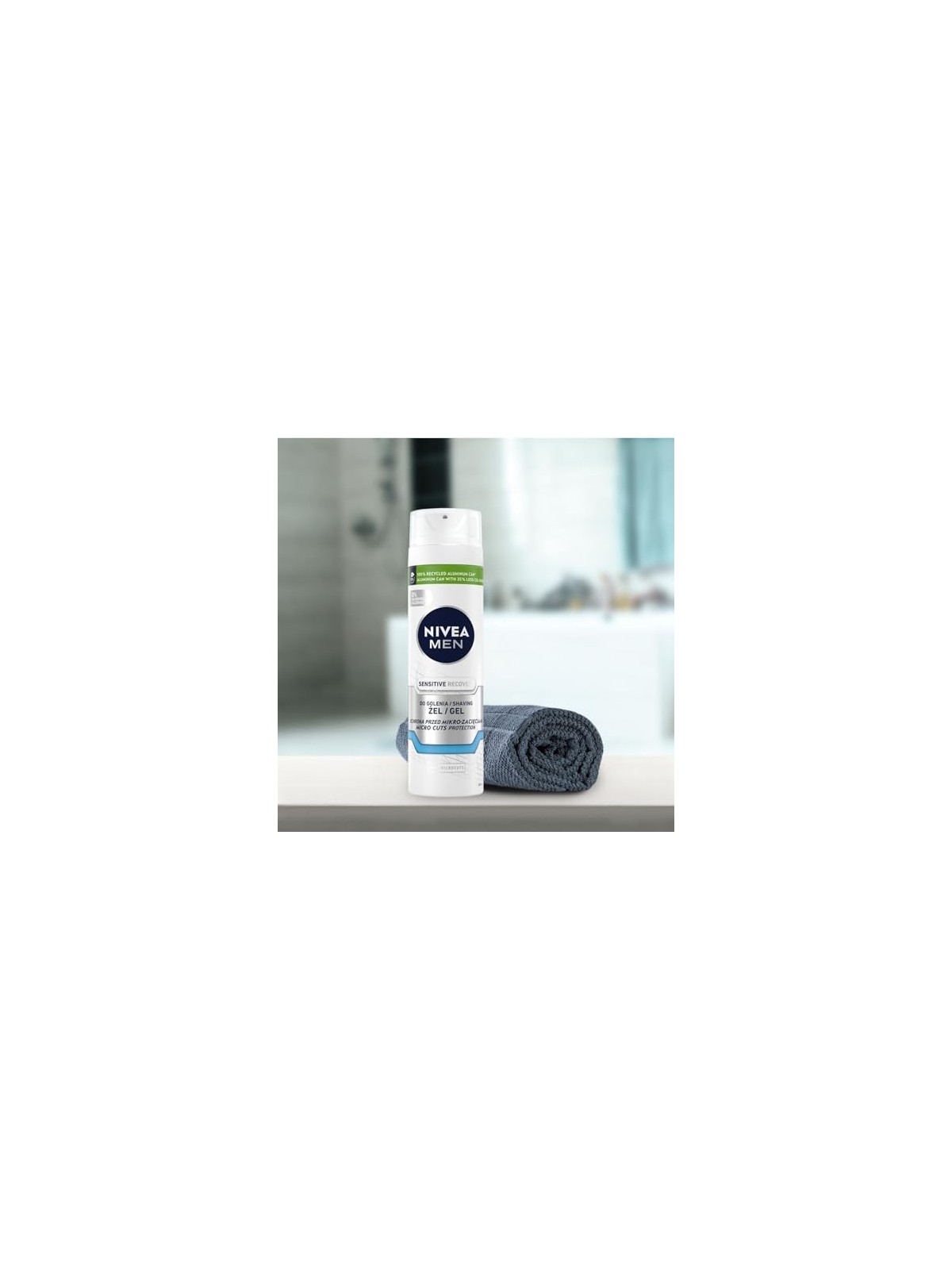 NIVEA Men Sensitive Recovery gel da barba rigenerante 200ml