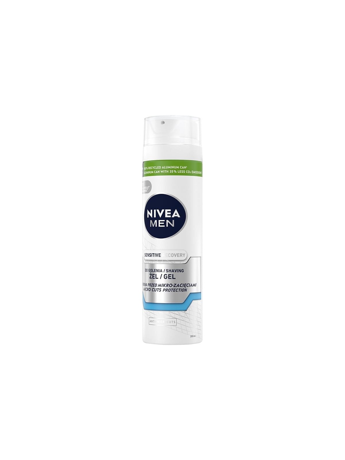 NIVEA Men Sensitive Recovery gel da barba rigenerante 200ml