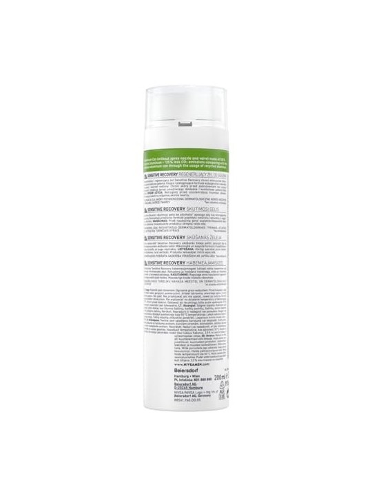 NIVEA Men Sensitive Recovery gel da barba rigenerante 200ml
