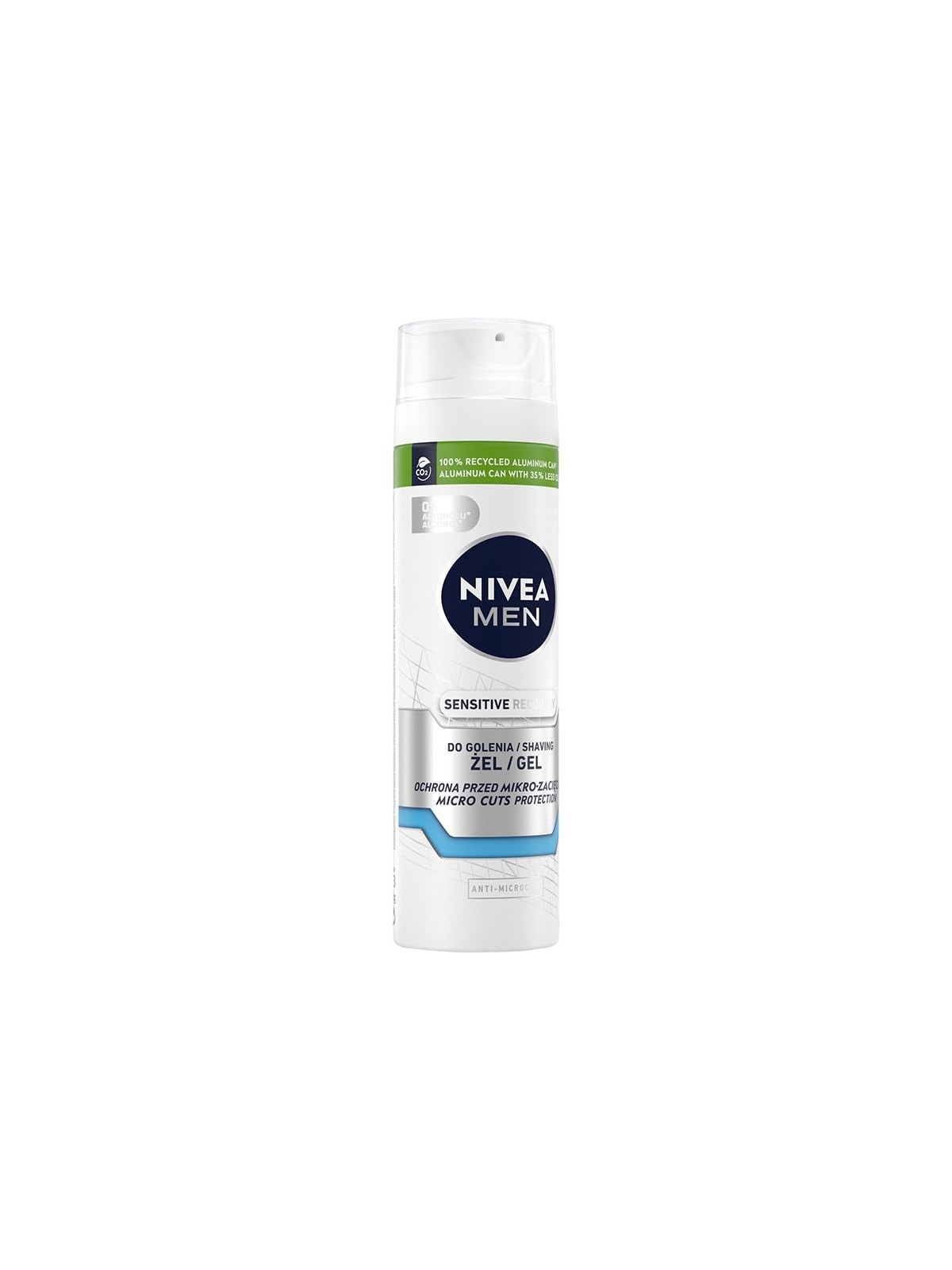 NIVEA Men Sensitive Recovery gel da barba rigenerante 200ml