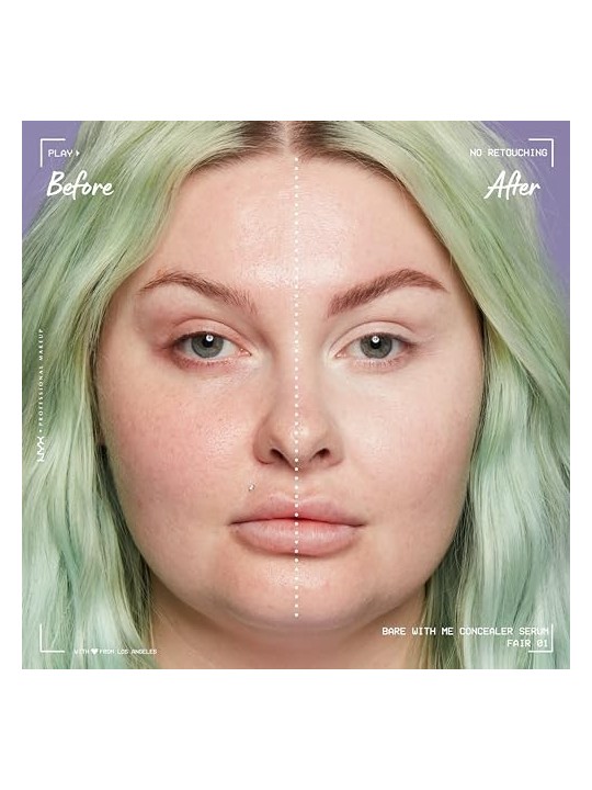 Nyx Professional Make Up BARE WITH ME concealer serum 01-fair
