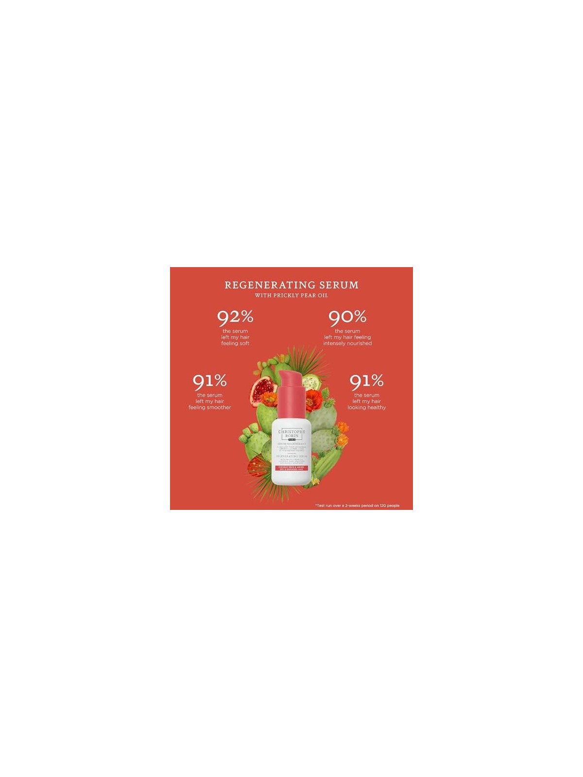 Christophe Robin Siero Rigenerante per Capelli 50ml