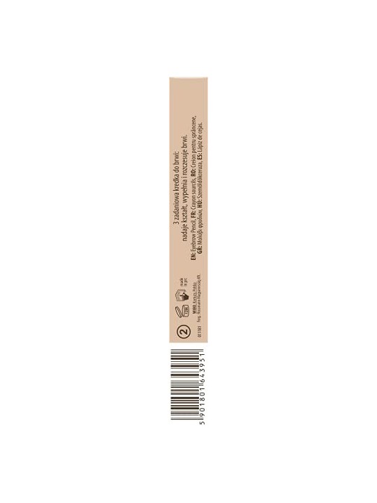 Matita per sopracciglia 3 in 1 Dark Brown 2