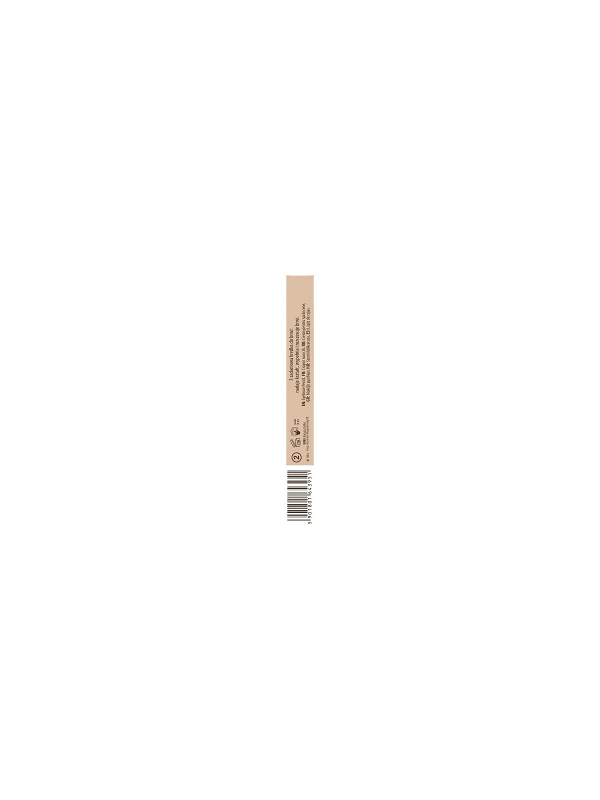 Matita per sopracciglia 3 in 1 Dark Brown 2