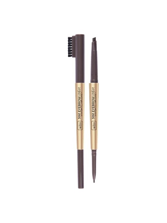 Matita per sopracciglia 3 in 1 Dark Brown 2