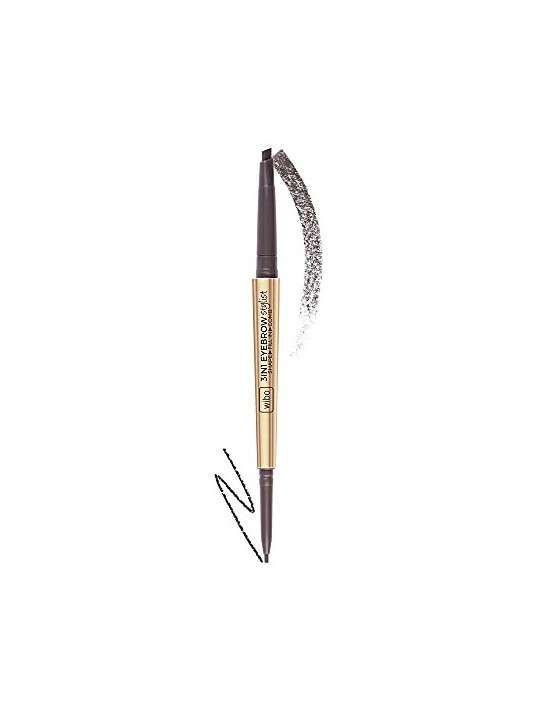 Matita per sopracciglia 3 in 1 Dark Brown 2