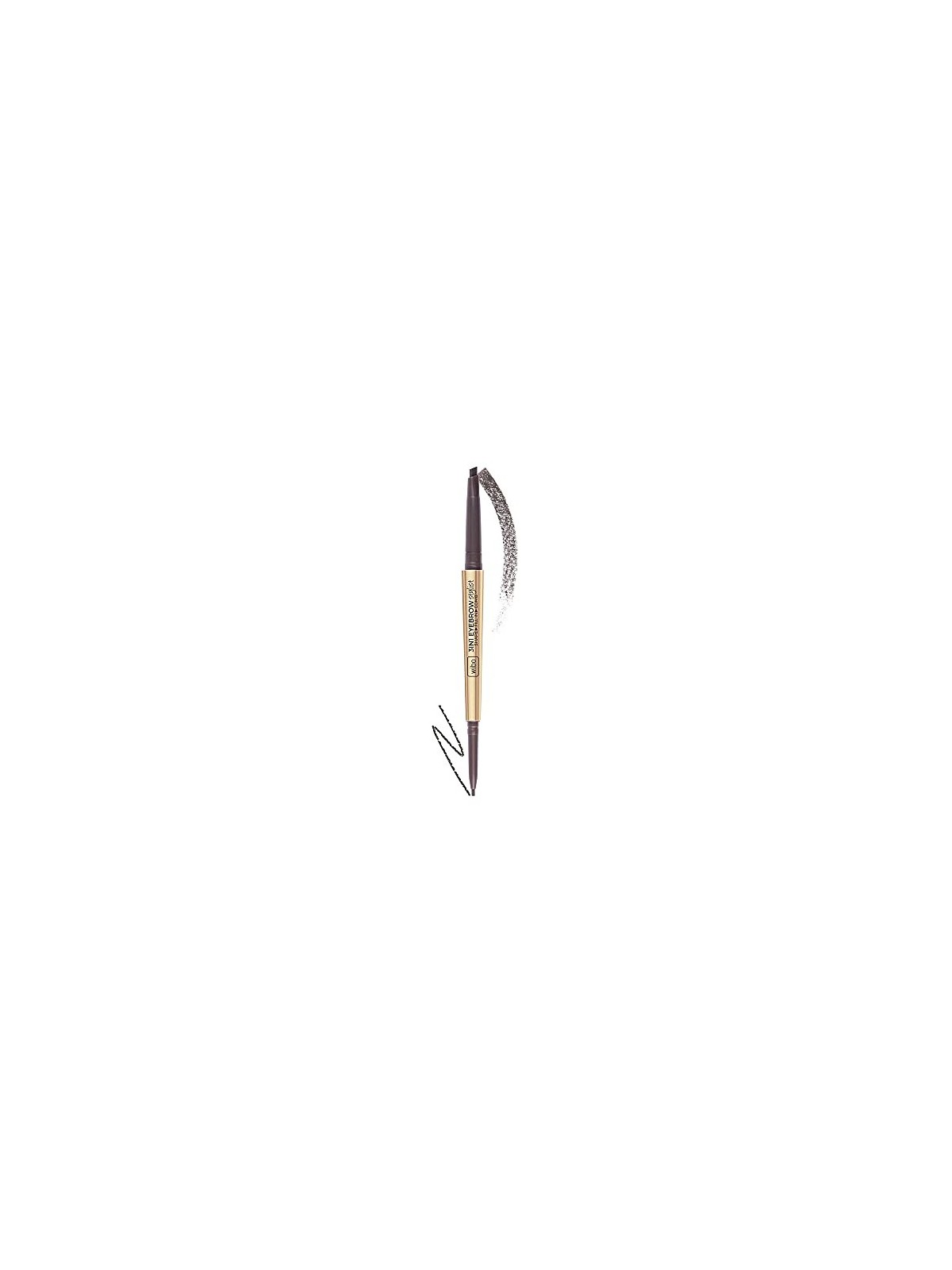 Matita per sopracciglia 3 in 1 Dark Brown 2