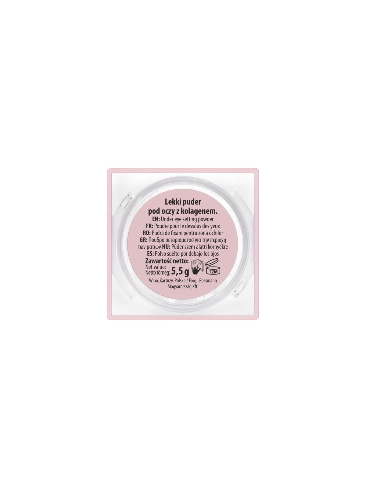 WIBO Under Eye Hydrating Fixing Powder polvere idratante per occhi