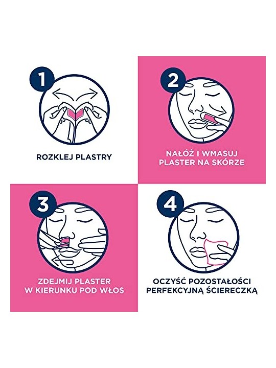 Veet Hypoallergenic Face Wax Strips