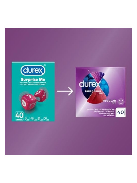 DUREX Suprise Me mix 40 pz