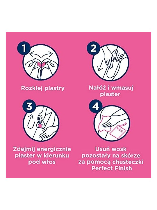Veet Minima EasyGel Depilatory Strips 12 pcs Women