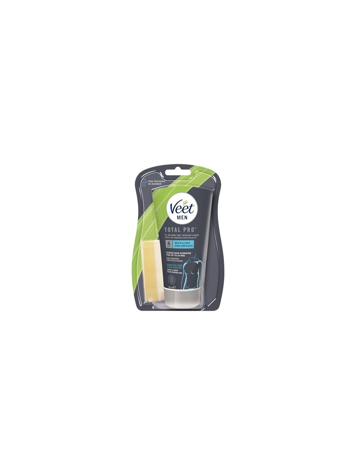 Crema Depilatoria Veet per Uomo Pelle Sensibile 150ml