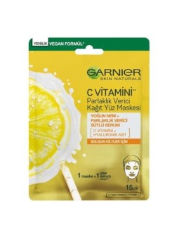 Maschera viso idratante con vitamina C
