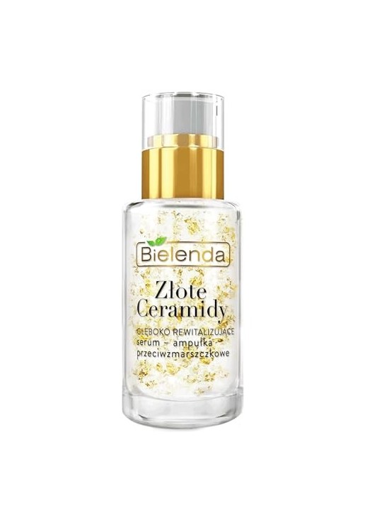 BIELENDA Golden Ceramidi siero rivitalizzante profondo - fiala antirughe giorno e notte 15ml