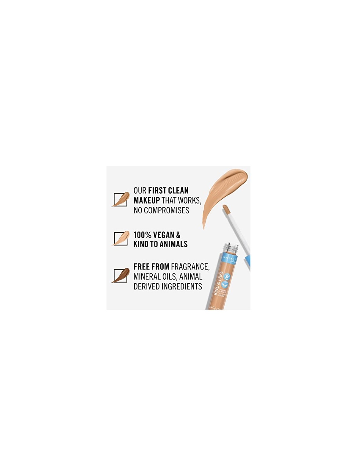 Rimmel Correttore gentile e gratuito 10 ml donna 020 Light
