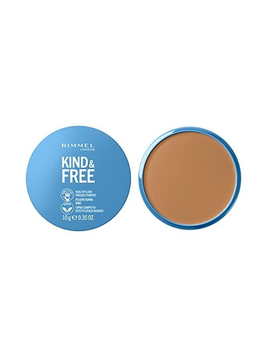 Rimmel Polvere compatta per un aspetto sano gentile e gratuito 10 g donna 040 Tan