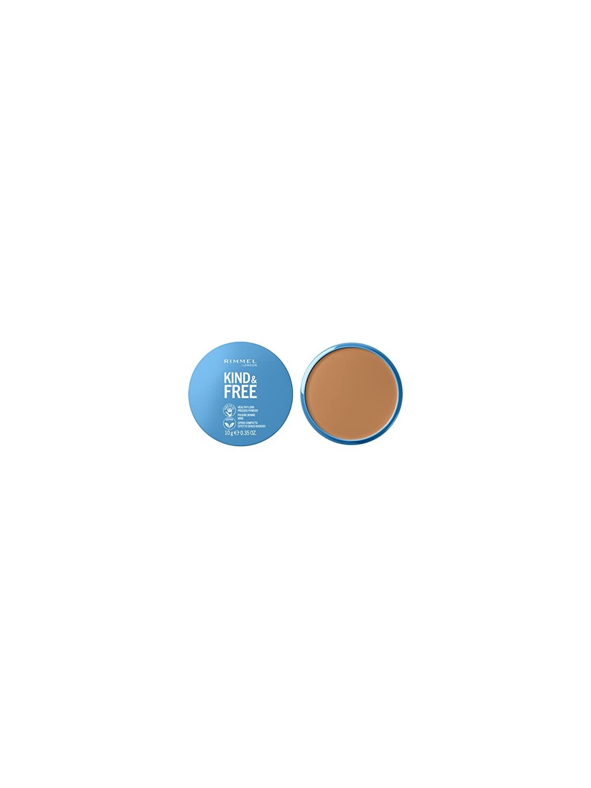 Rimmel Polvere compatta per un aspetto sano gentile e gratuito 10 g donna 040 Tan