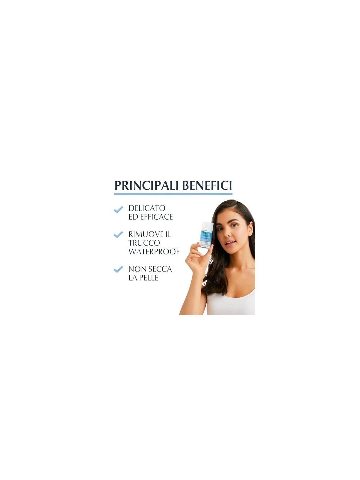 Eucerin DermatoClean Struccante Occhi donna 125ml