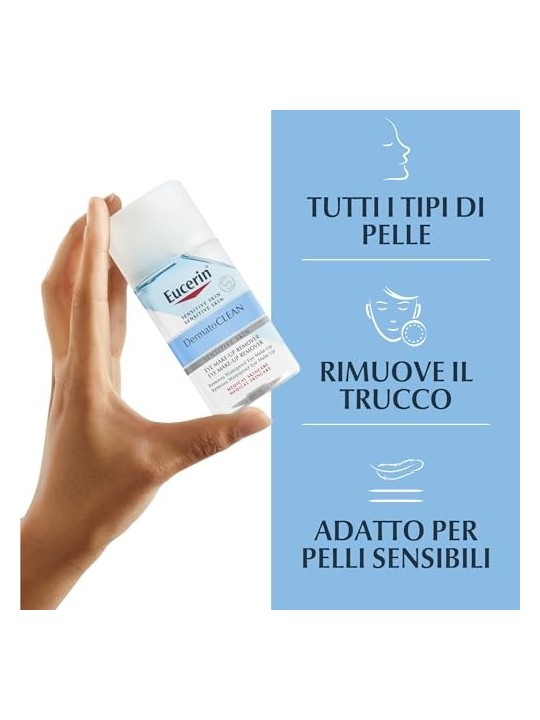 Eucerin DermatoClean Struccante Occhi donna 125ml