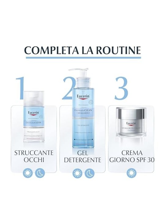 Eucerin DermatoClean Struccante Occhi donna 125ml