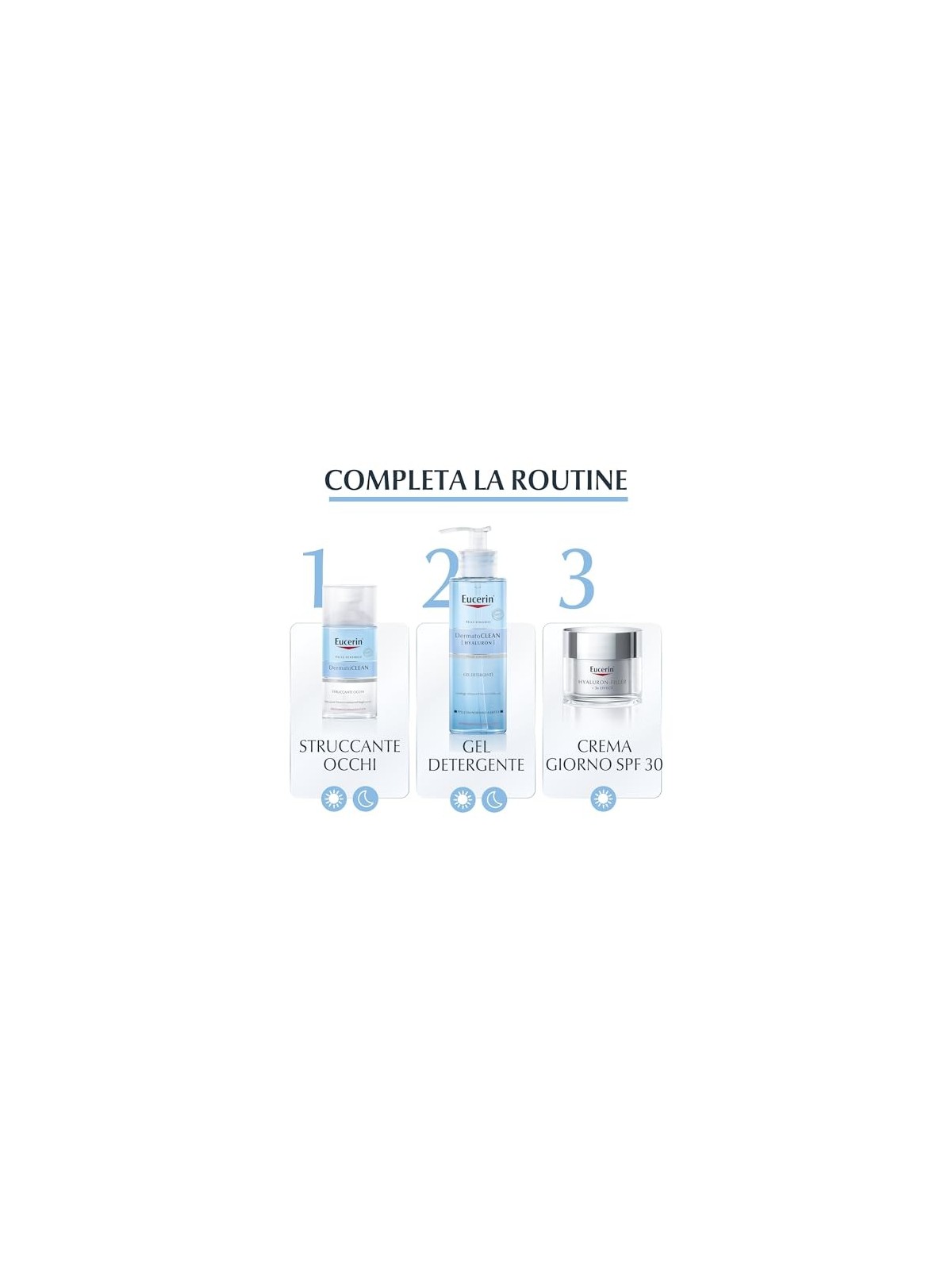 Eucerin DermatoClean Struccante Occhi donna 125ml