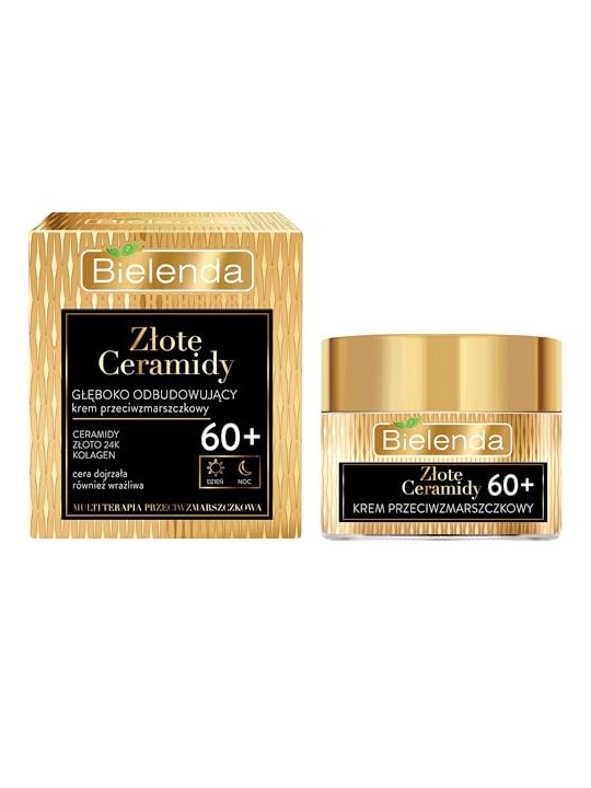 BIELENDA Golden Ceramidi 60 crema antirughe profondamente rigenerante giorno e notte 50ml