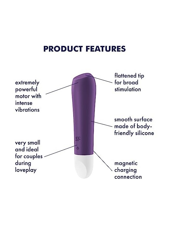 Vibratore SATISFYER Ultra Power Bullet 2 Viola