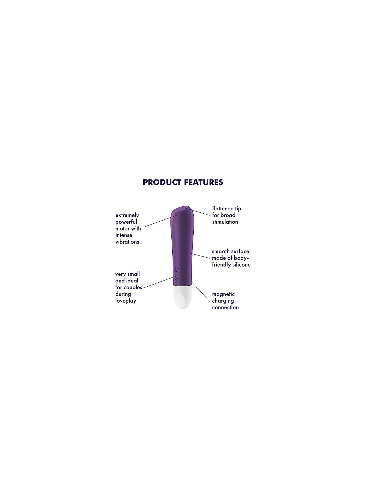 Vibratore SATISFYER Ultra Power Bullet 2 Viola