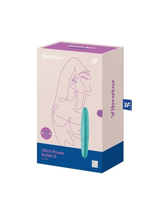 Satisfyer Ultra Power Bullet: vibratore turchese per donne. Potente e discreto.