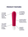 Stimolatore Clitorideo Vibrante Rosso