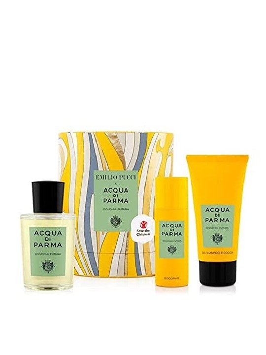 Acqua Di Parma Colonia Futura EDC 100ml Deodorante Vapo 50ml Gel Doccia 75ml unisex