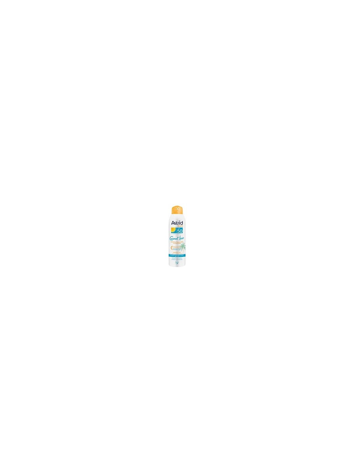 Astrid Coconut Love Spray OF 50 Spray solare secco invisibile donna 150ml