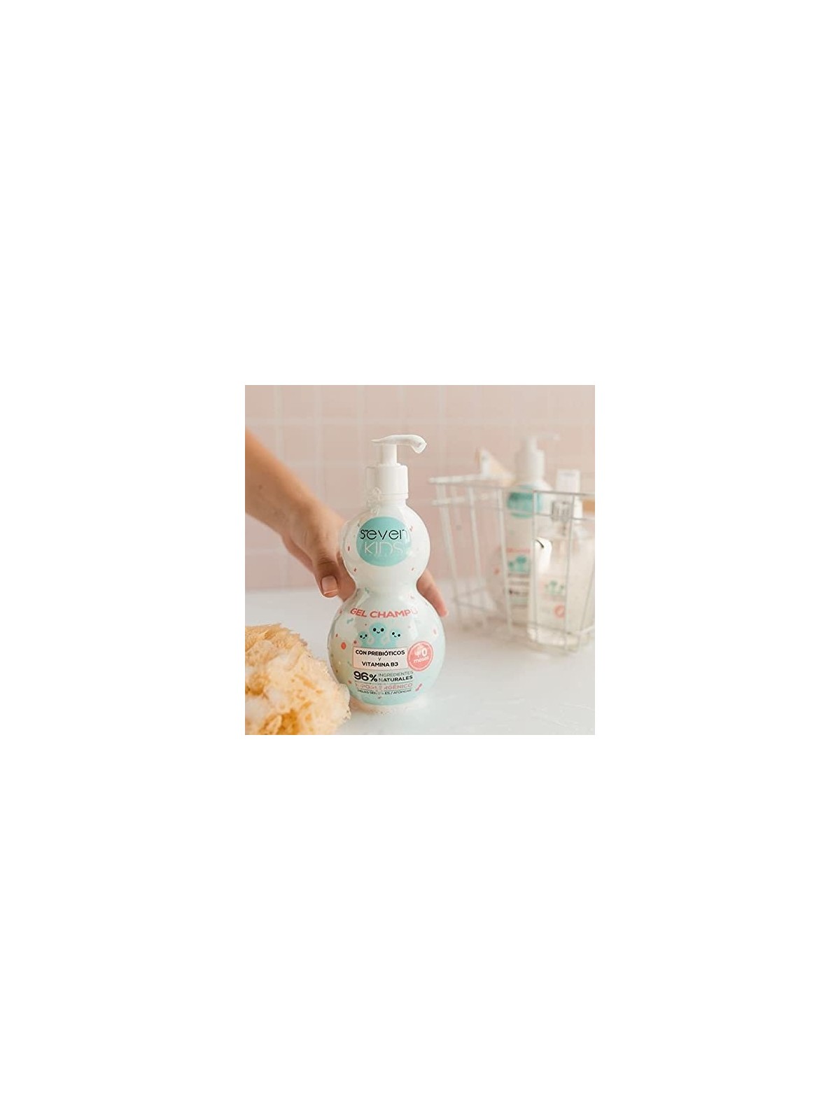 Gel-champï¿½ï¿½ Seven Kids 400ml - Per una pulizia delicata e fresca