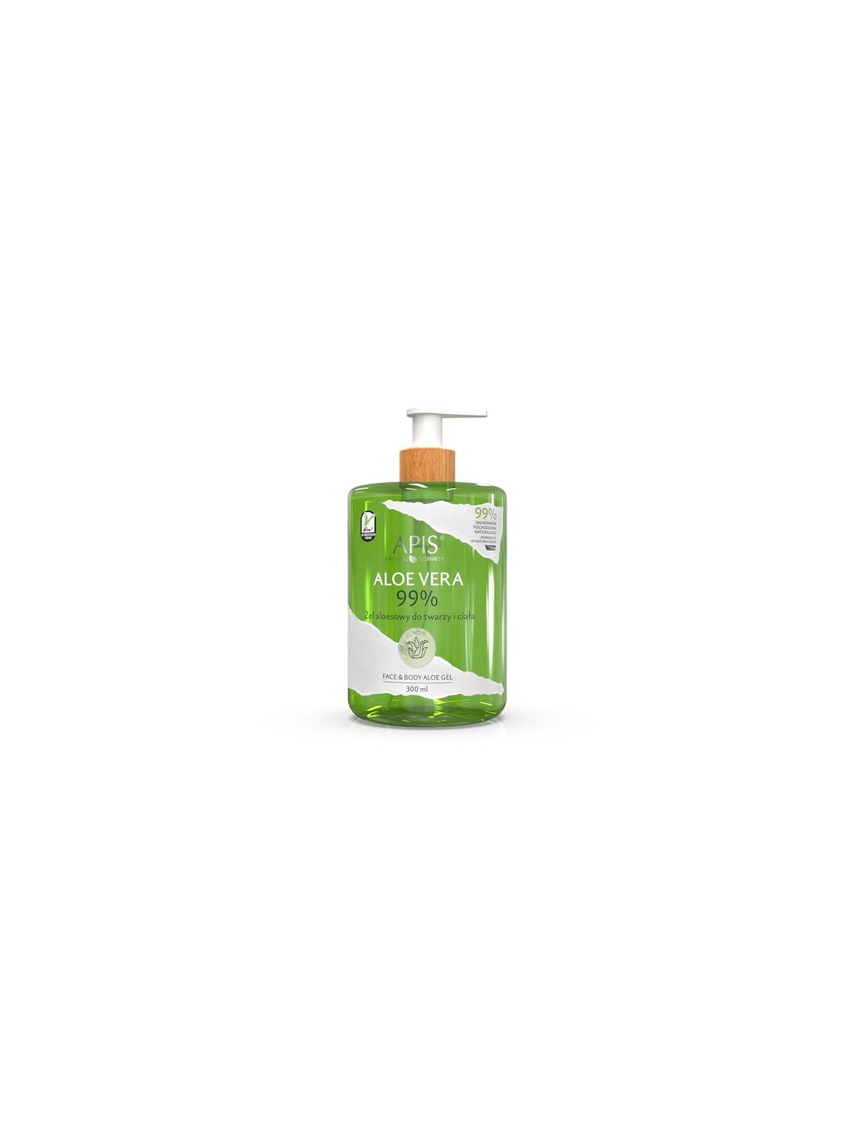 APIS Aloe Vera Naturale 99% gel di aloe per viso e corpo 300ml