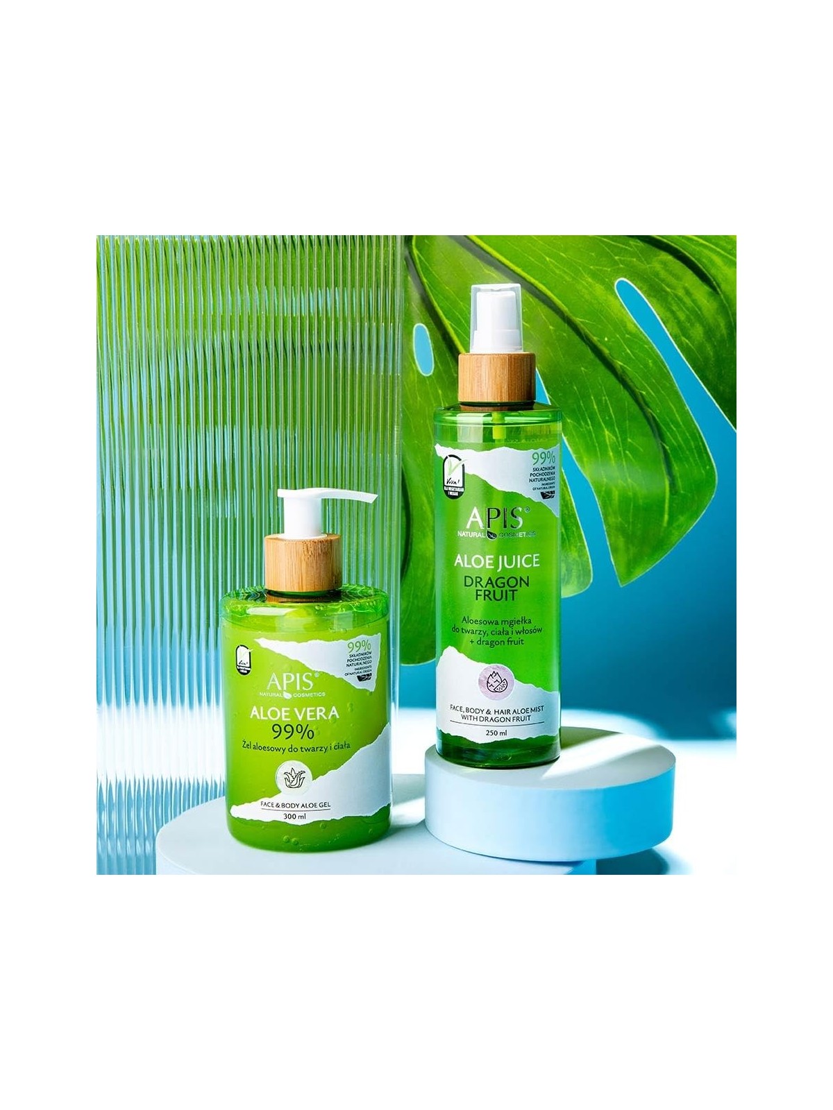 APIS Aloe Vera Naturale 99% gel di aloe per viso e corpo 300ml
