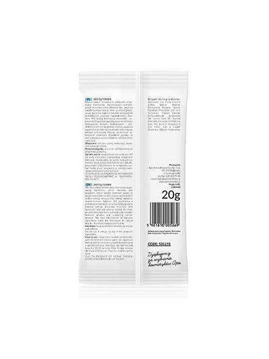 Maschera ossigenante alle alghe con ossigeno attivo 20g