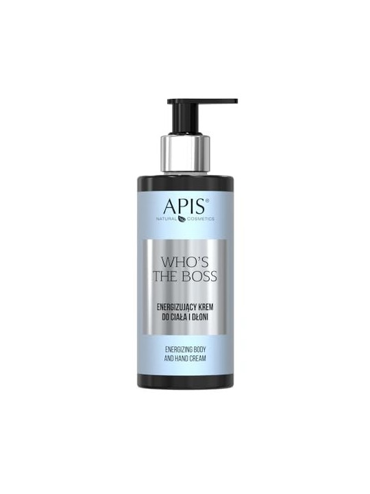 Crema energizzante corpo e mani APIS Who's the Boss 300ml