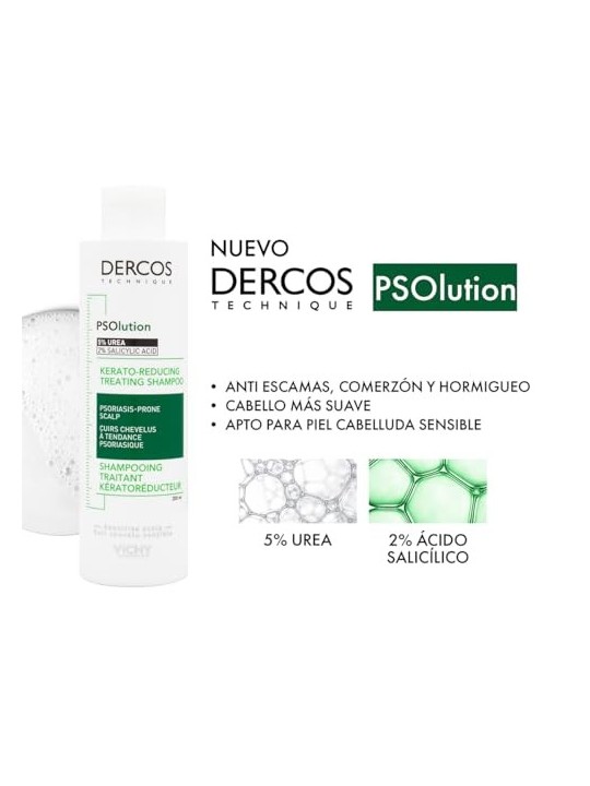 Vichy Dercos PSOlution Kerato-Reducing Treating Shampoo donna 200ml