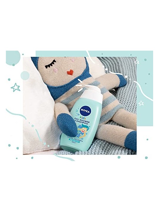 NIVEA Kids Gel doccia corpo 2in1 al profumo di mela caramellata 500ml