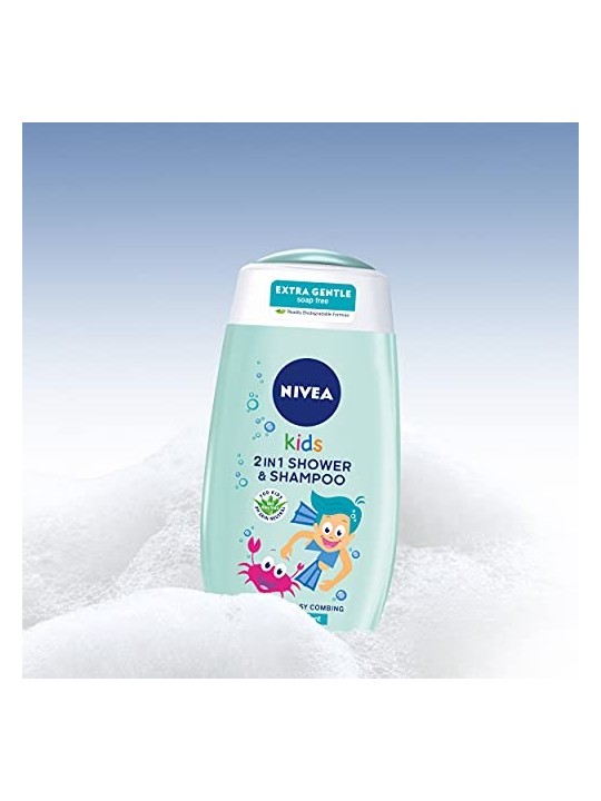 NIVEA Kids Gel doccia corpo 2in1 al profumo di mela caramellata 500ml