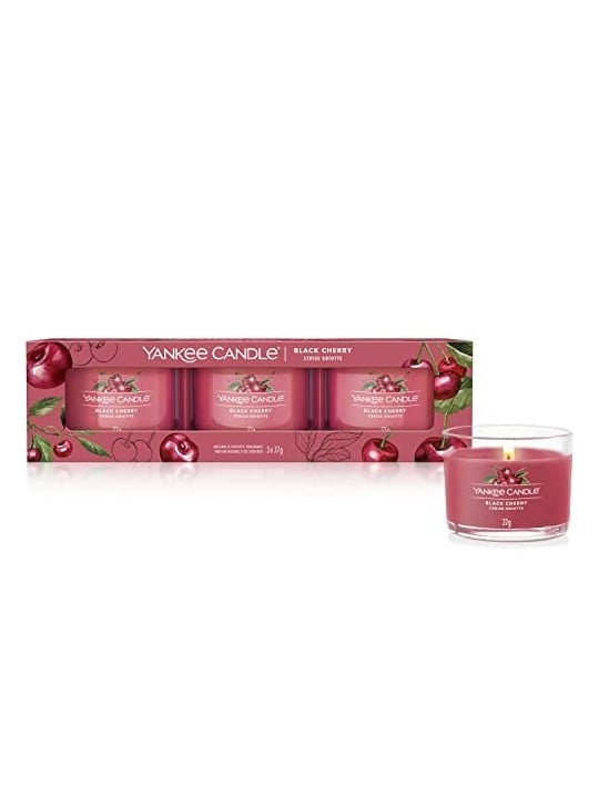 Yankee Candle Set Regalo Notte di Mezza Estate di Candele Votive in Vetro Unisex 370g
