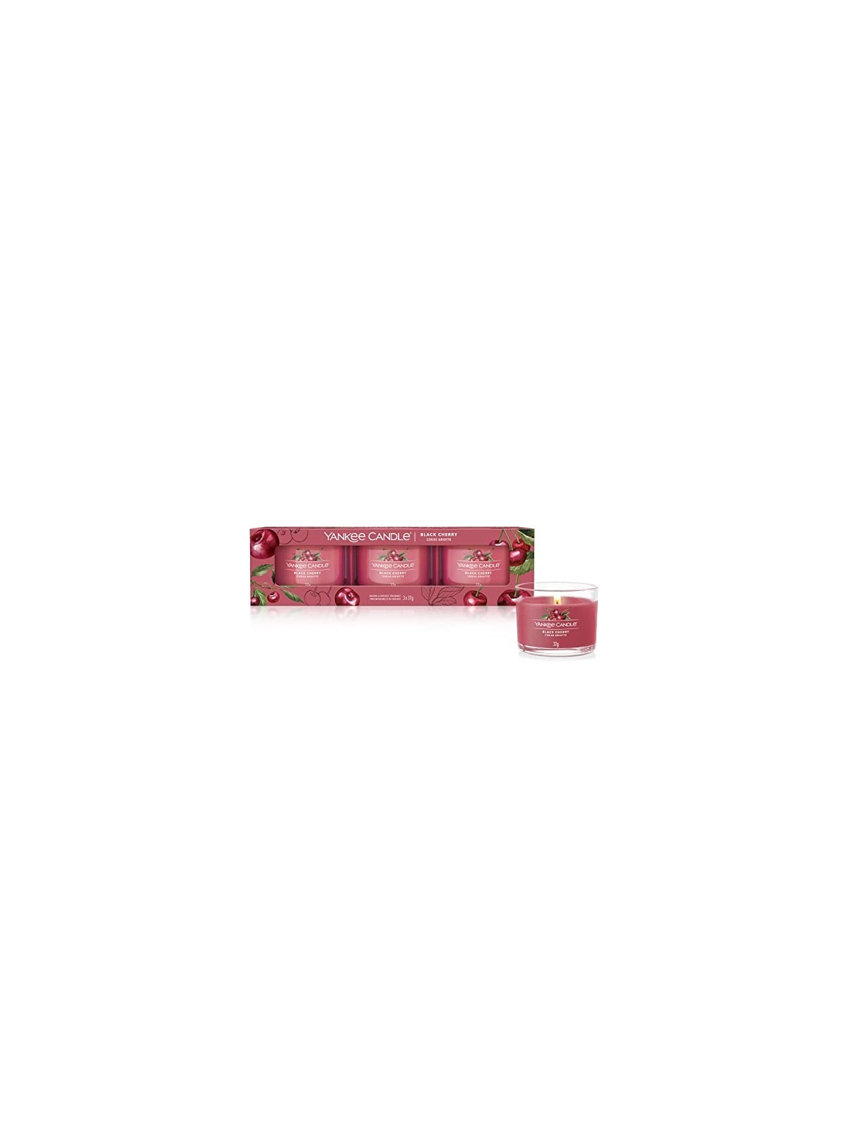 Yankee Candle Set Regalo Notte di Mezza Estate di Candele Votive in Vetro Unisex 370g