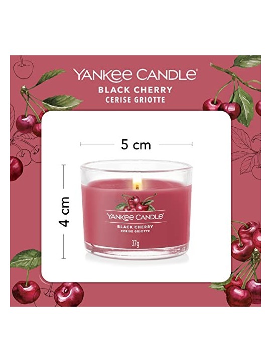 Yankee Candle Set Regalo Notte di Mezza Estate di Candele Votive in Vetro Unisex 370g