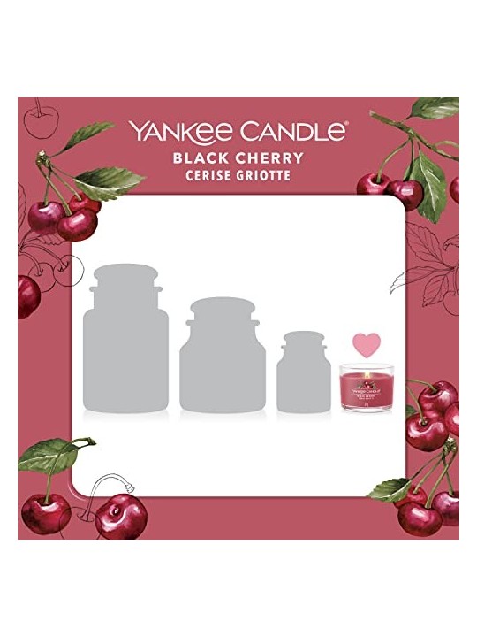 Yankee Candle Set Regalo Notte di Mezza Estate di Candele Votive in Vetro Unisex 370g